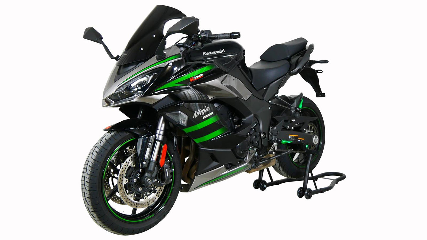 MRA Racingscheibe "R" schwarz passend für Kawasaki NINJA 1000 SX 2020-