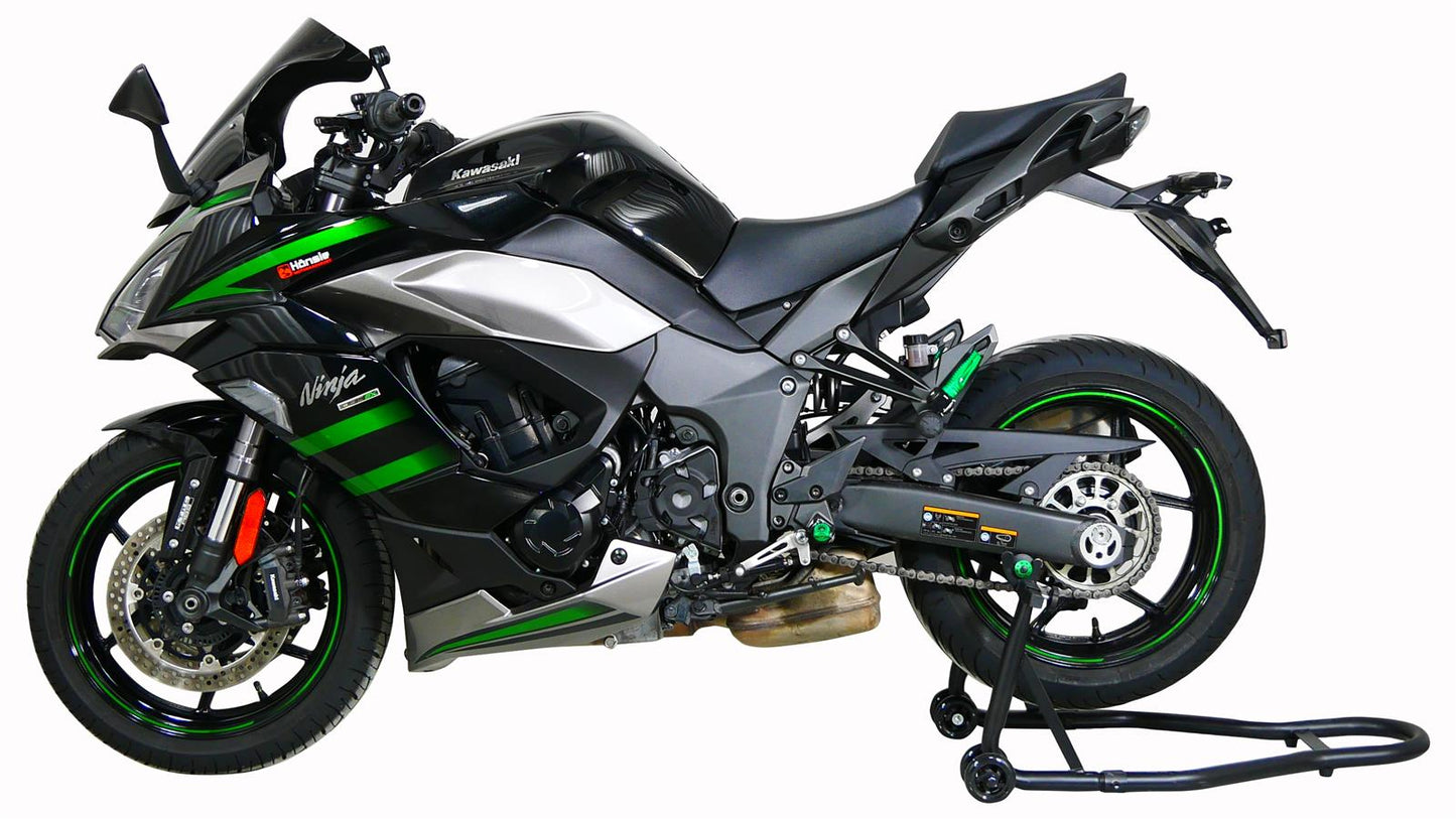 MRA Racingscheibe "R" schwarz passend für Kawasaki NINJA 1000 SX 2020-
