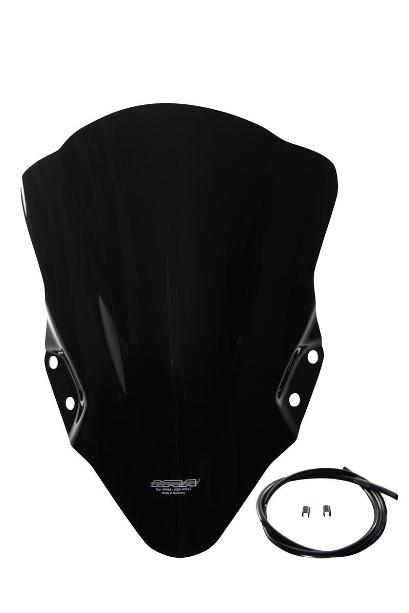 MRA Racingscheibe "R" schwarz passend für Kawasaki NINJA 250 / 400 2018-2023