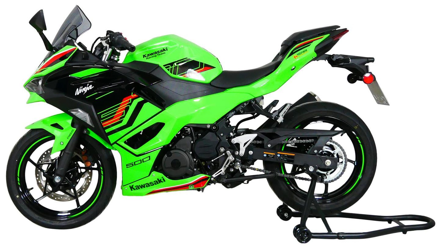 MRA Racingscheibe "R" rauchgrau passend für Kawasaki NINJA 500 SE 2024-