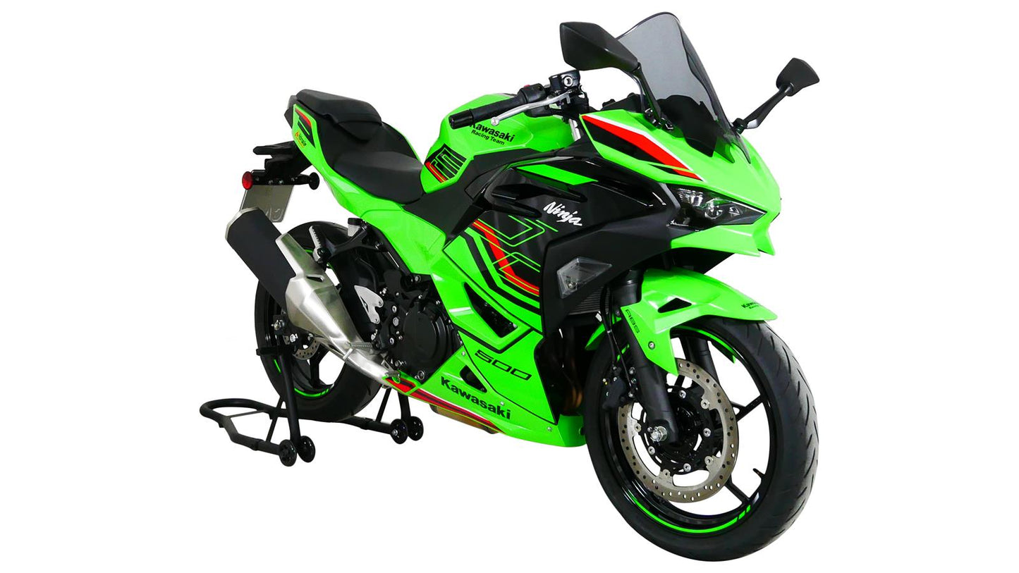 MRA Racingscheibe "R" rauchgrau passend für Kawasaki NINJA 500 SE 2024-