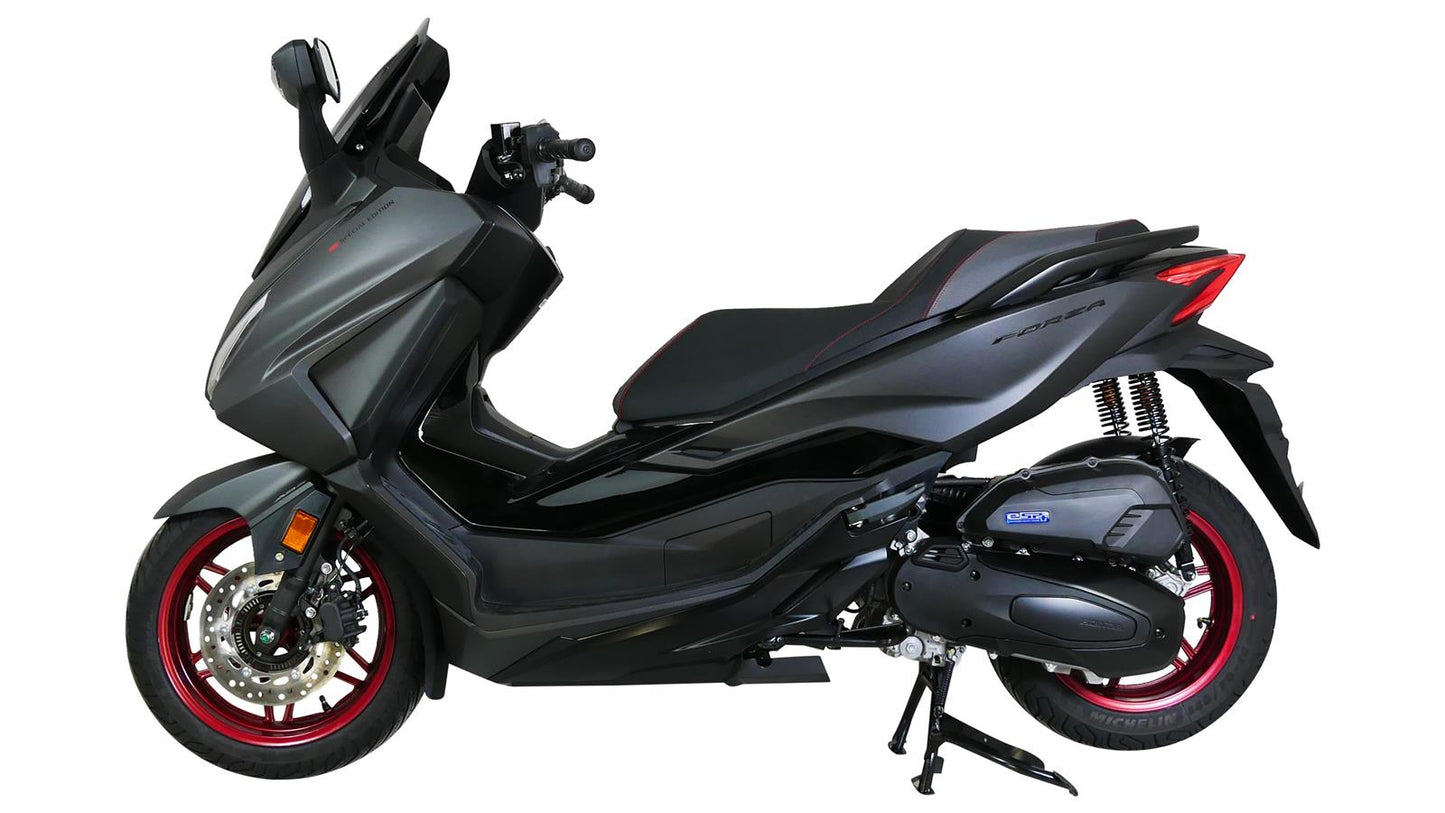 MRA Sportscheibe "SP" schwarz passend für Honda NSS 125 / 350 FORZA 2021-