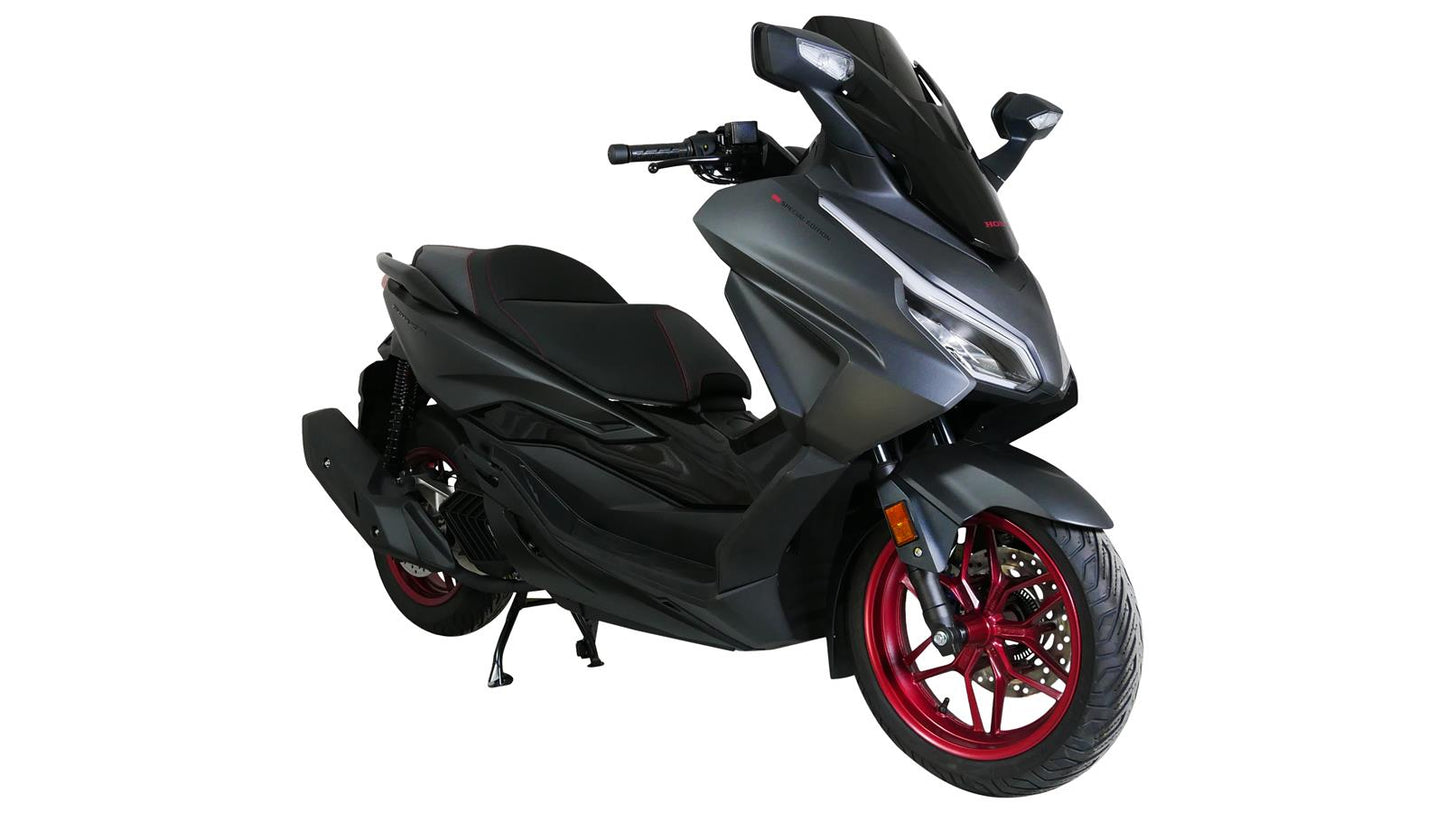 MRA Sportscheibe "SP" schwarz passend für Honda NSS 125 / 350 FORZA 2021-