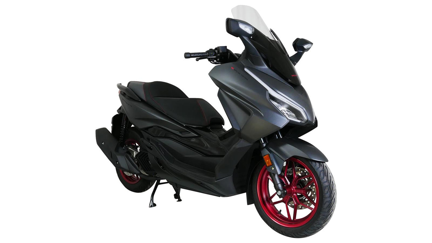 MRA Tourenscheibe "TM" klar passend für Honda NSS 125 / 350 FORZA 2021-