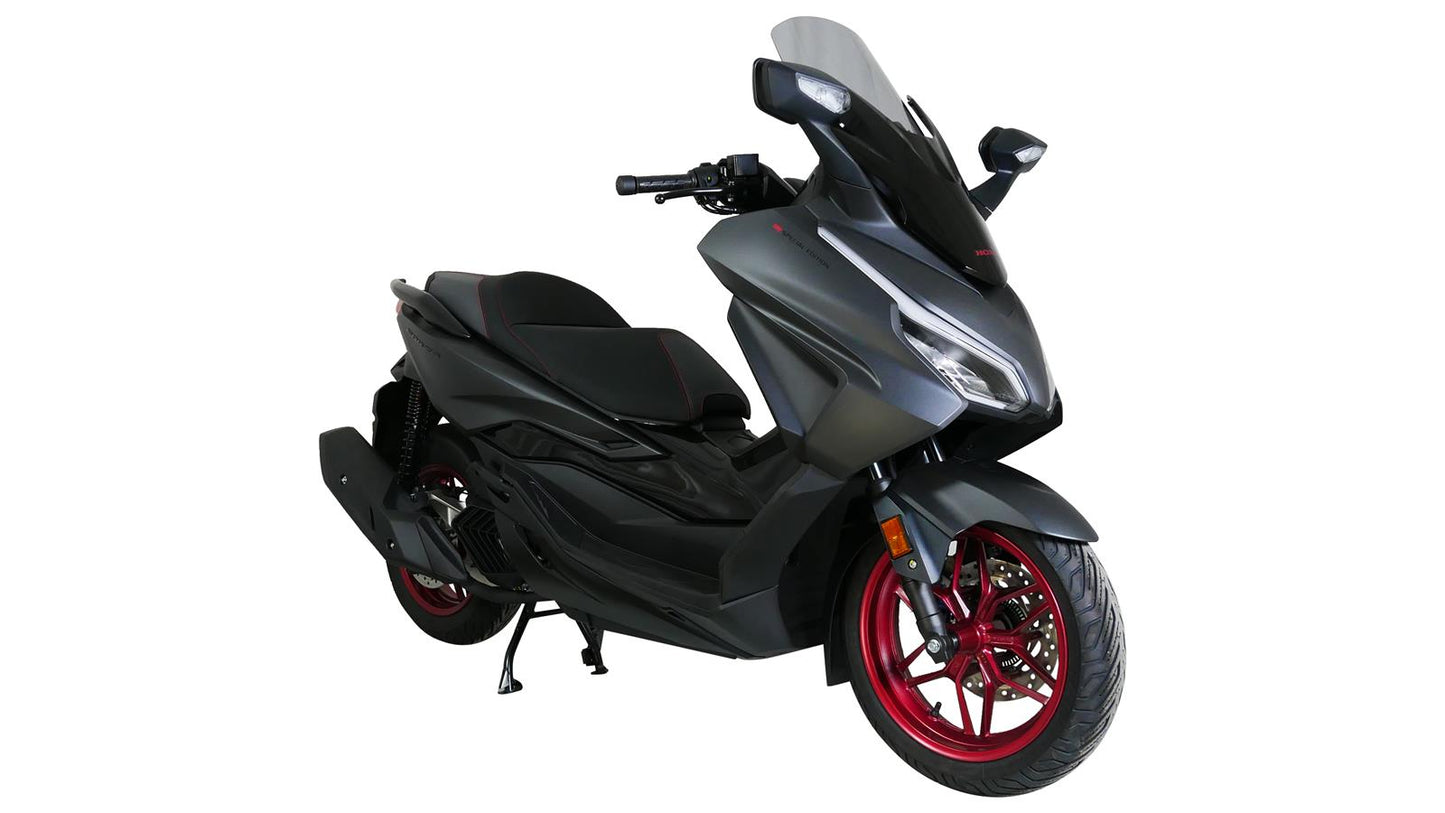 MRA Tourenscheibe "TM" rauchgrau passend für Honda NSS 125 / 350 FORZA 2021-