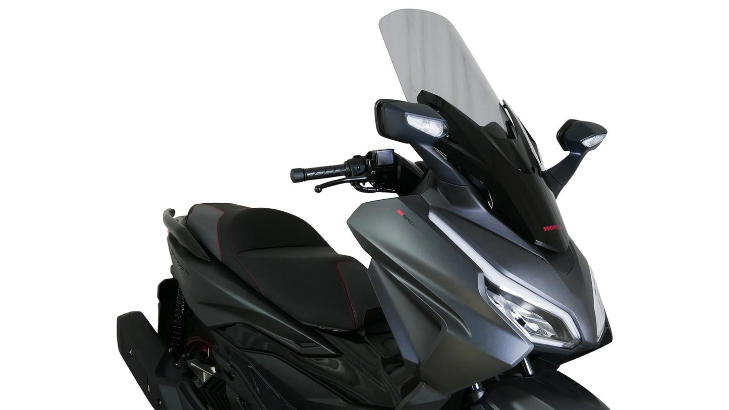 MRA Tourenscheibe "TM" rauchgrau passend für Honda NSS 125 / 350 FORZA 2021-