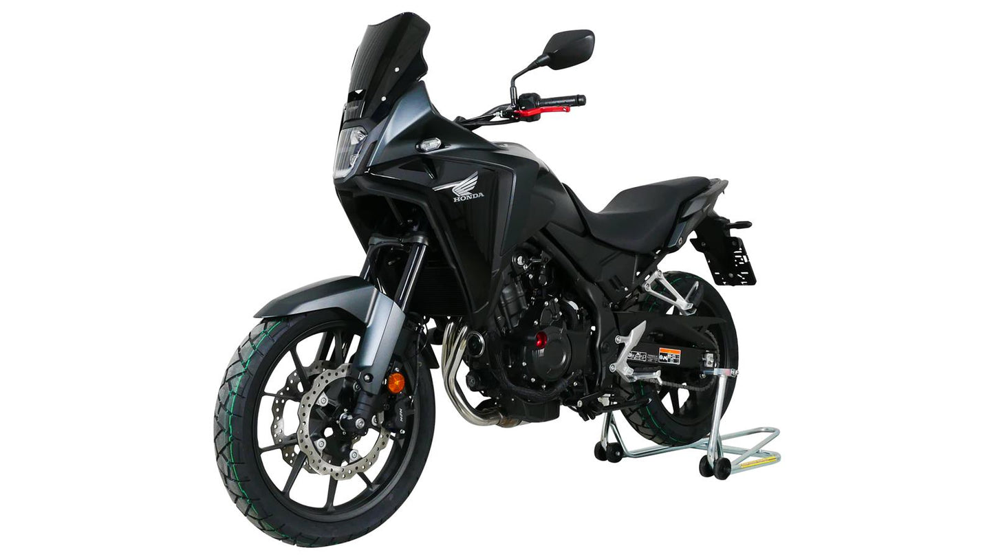 MRA Sportscheibe "SPM" schwarz passend für Honda NX 500 2024-