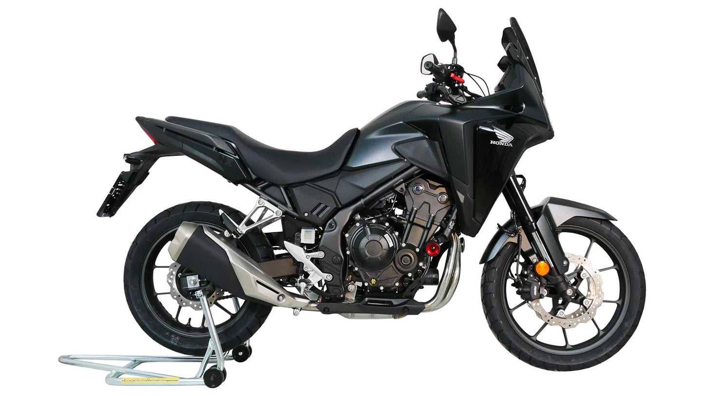 MRA Sportscheibe "SPM" schwarz passend für Honda NX 500 2024-