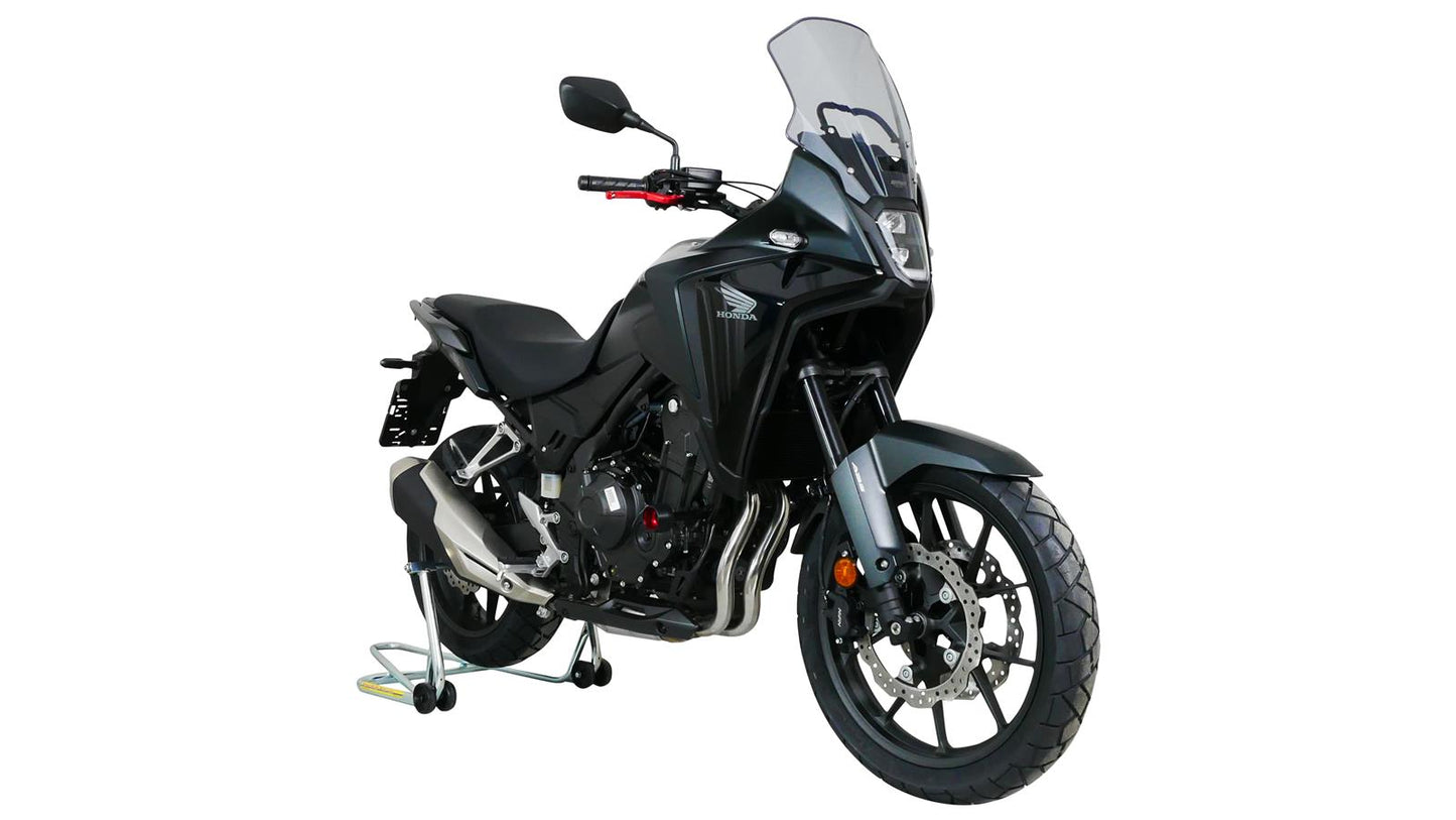 MRA Tourenscheibe "TM" rauchgrau passend für Honda NX 500 2024-