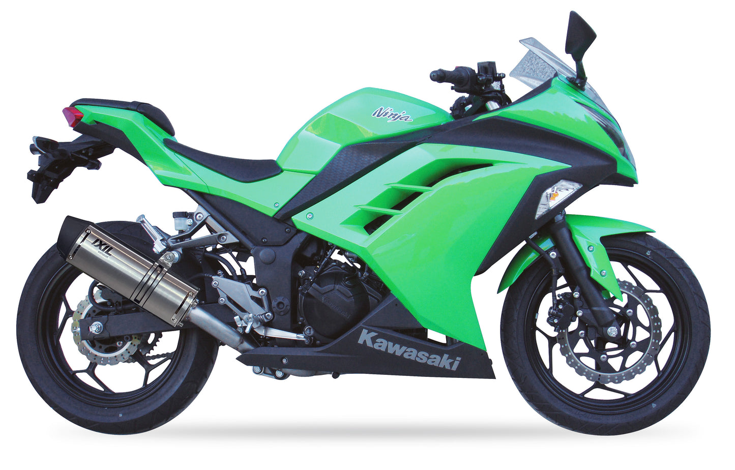 IXIL Hexoval Xtrem Auspuff passend für KAWASAKI NINJA 400 2018-2023