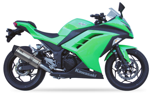 IXIL Hexoval Xtrem Auspuff passend für KAWASAKI NINJA 400 2018-2023