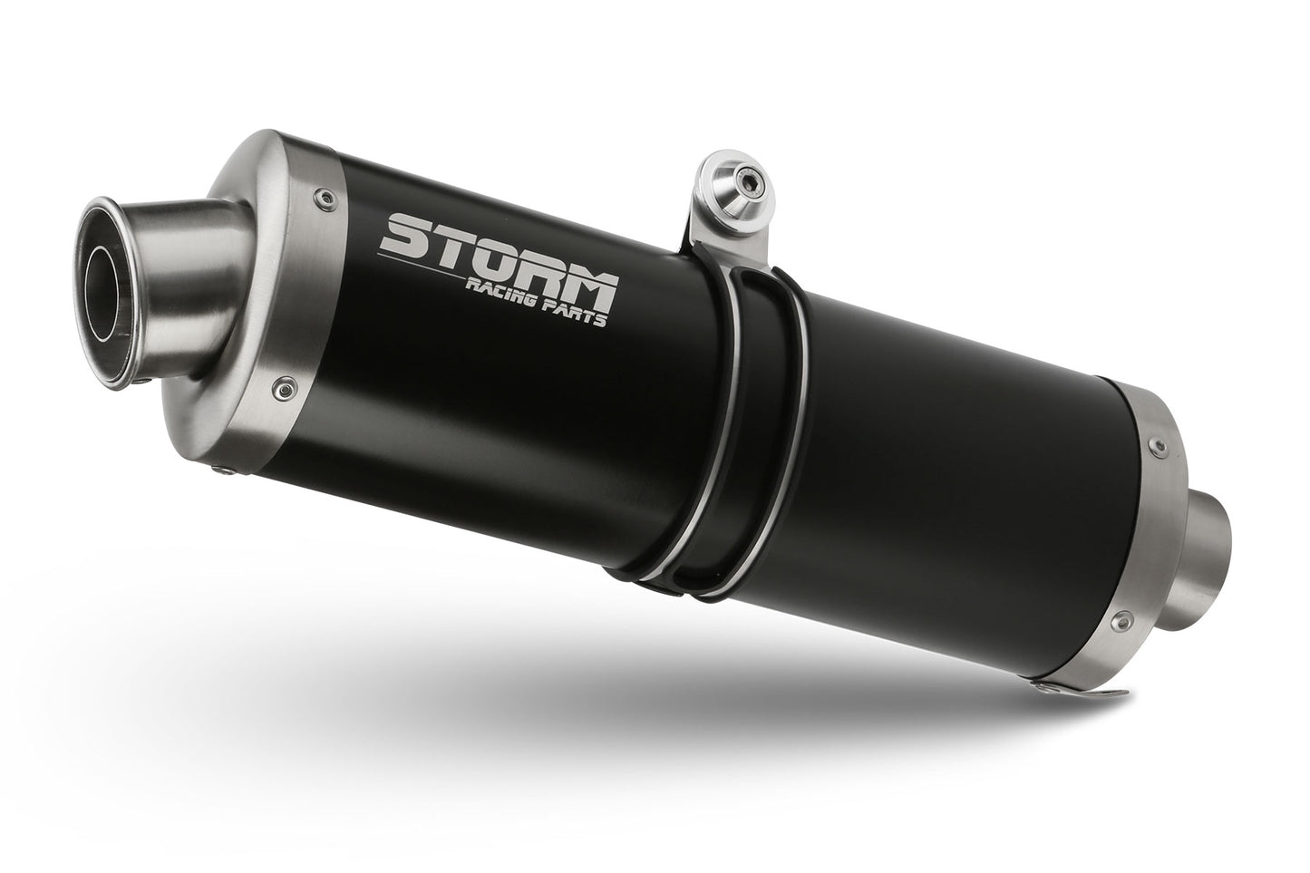 STORM Oval Auspuff schwarz passend für BMW F 800 GS 2024-2026