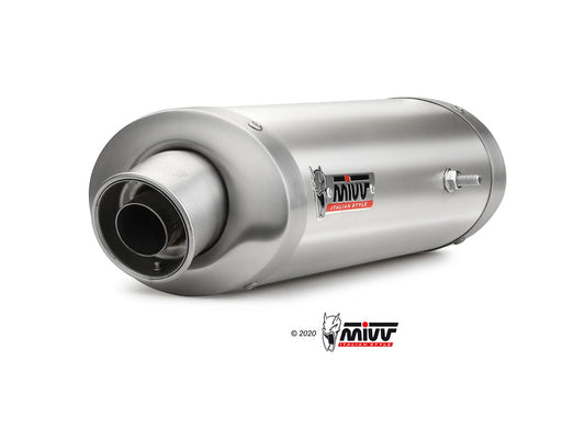 MIVV Oval Auspuff silber passend für Honda CBR 1000 RR 2004-2005