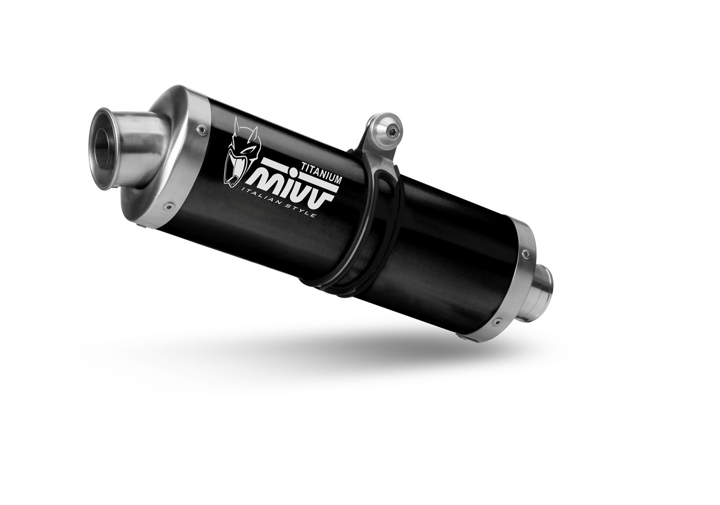 MIVV Oval Auspuff Titan schwarz passend für YAMAHA Tenere 700 2019-2026