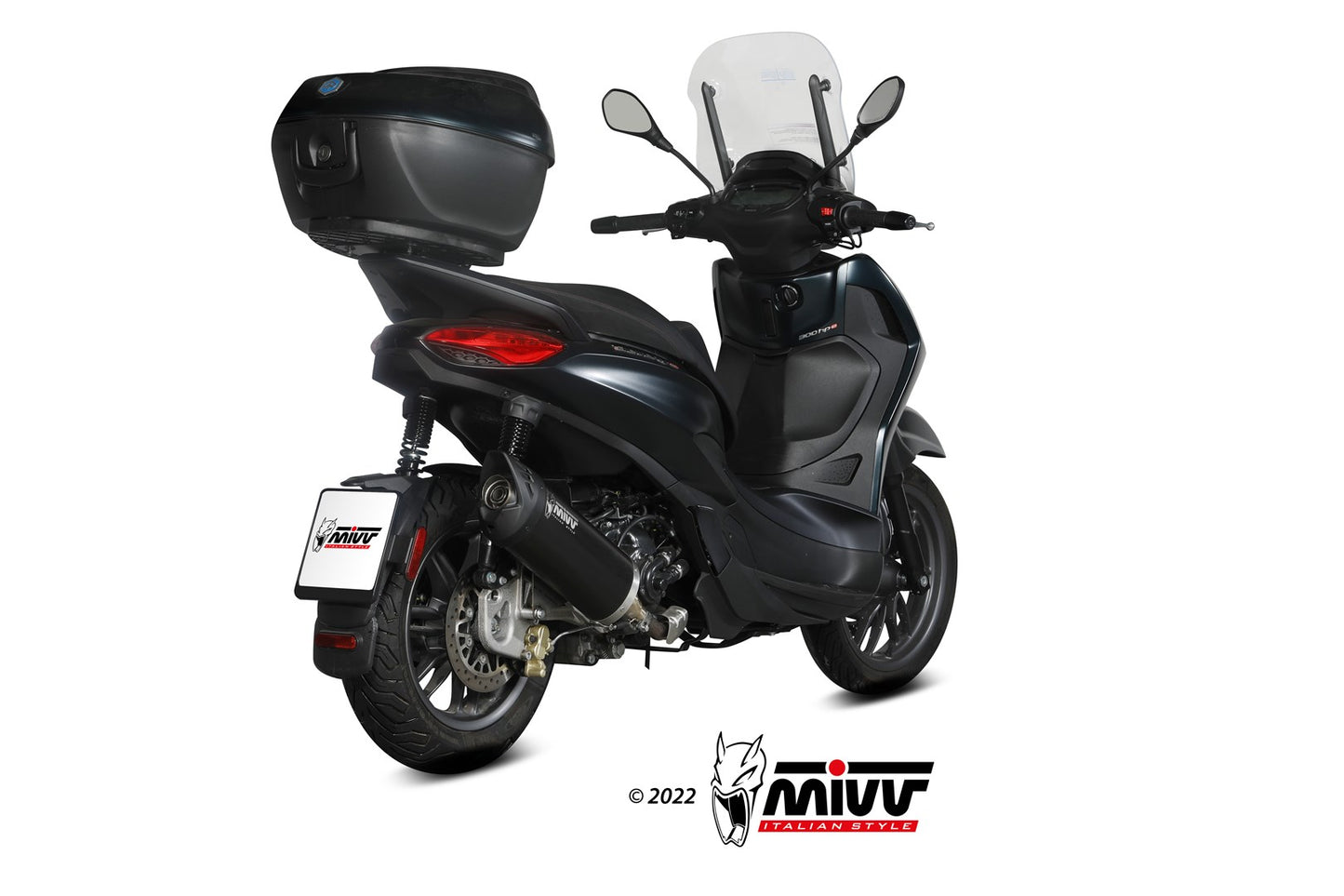 MIVV MOVER Auspuff Komplettanlage passend für PIAGGIO Beverly 300 2021-2024