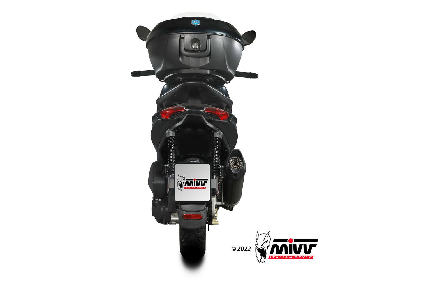 MIVV MOVER Auspuff Komplettanlage passend für PIAGGIO Beverly 300 2021-2024