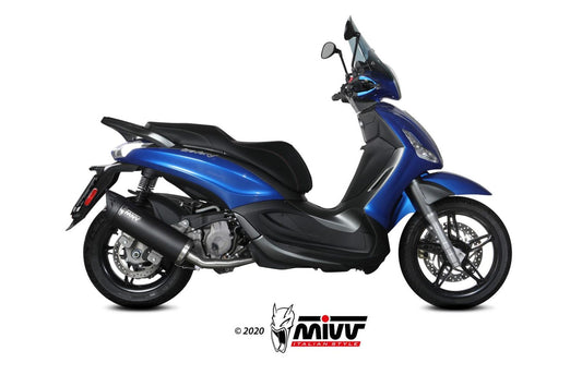 MIVV MOVER Auspuff Komplettanlage passend für PIAGGIO Beverly 350 2017-2020