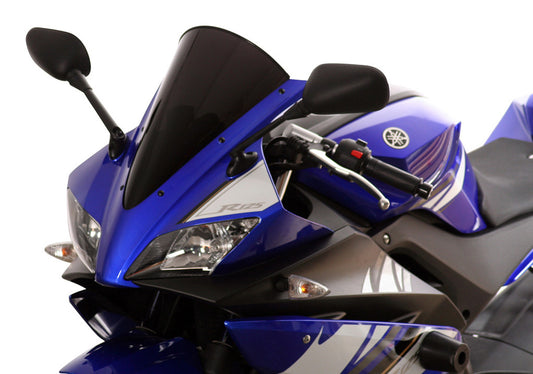 MRA Racingscheibe "R" schwarz passend für Yamaha YZF-R 125 2008-2018