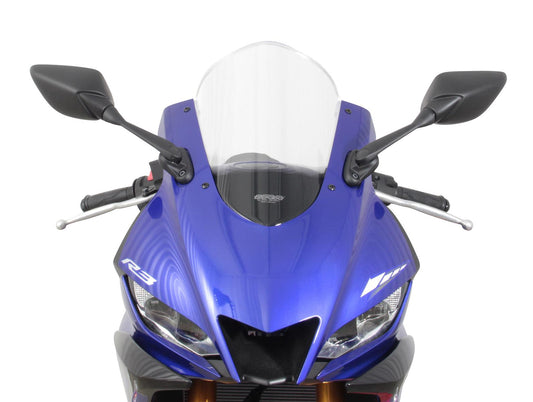 MRA Racingscheibe "R" klar passend für Yamaha YZF-R3 2019-