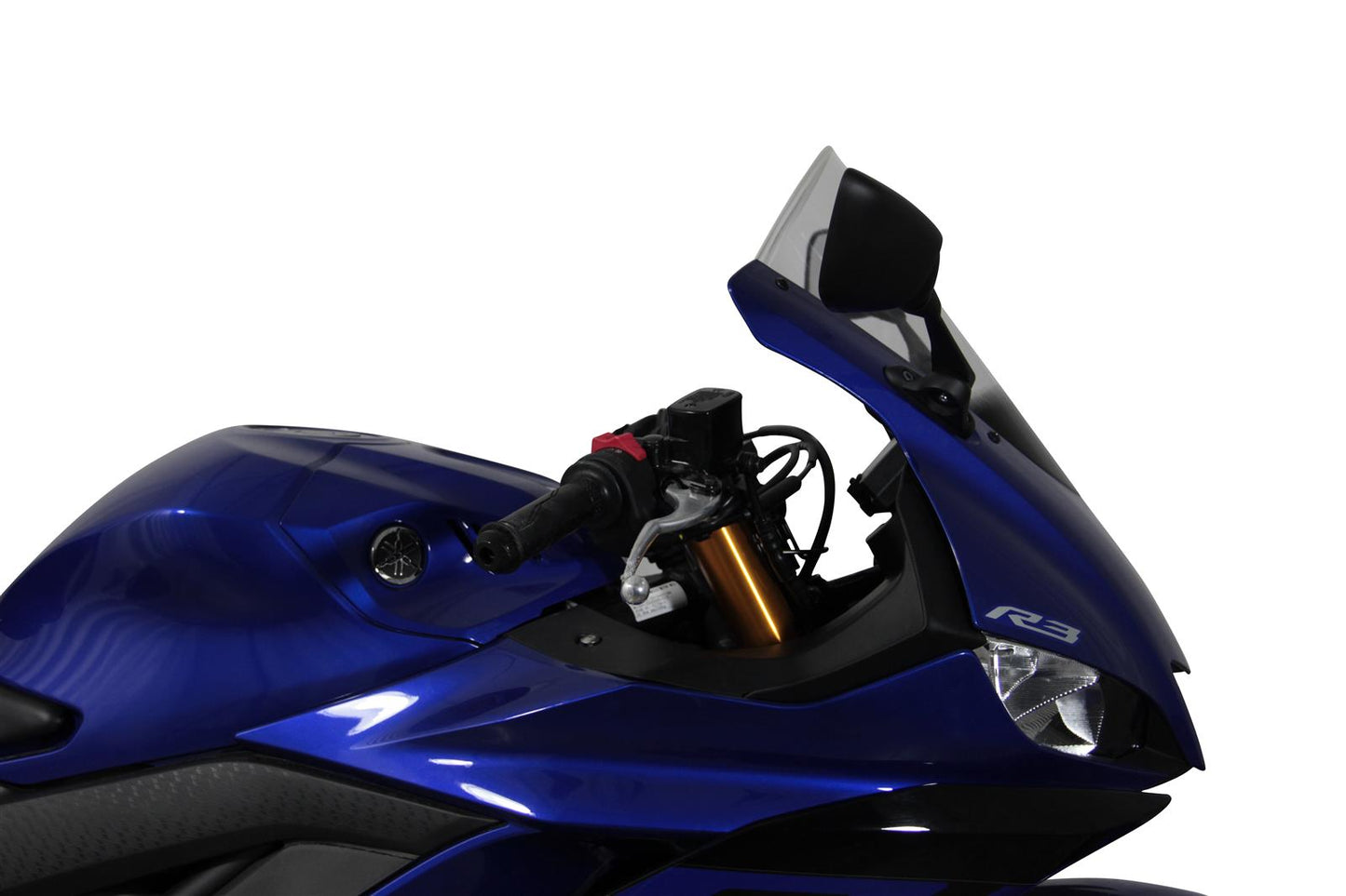 MRA Racingscheibe "R" klar passend für Yamaha YZF-R3 2019-