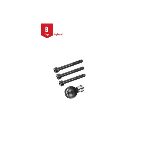 RAM Mounts Motorrad Basiskugel für Motorradlenker - M8-Schrauben B-Kugel (1 Zoll) - Kama Bike Parts