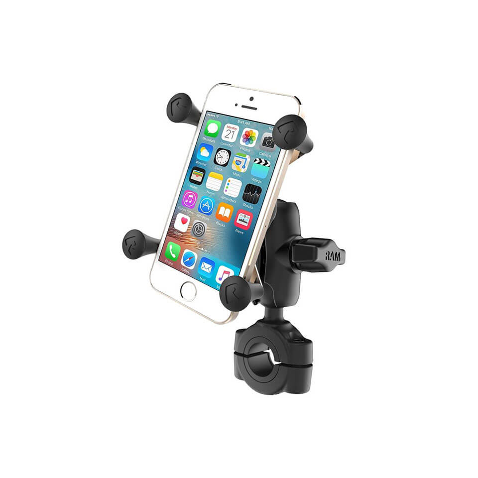 RAM Mounts Torque Motorradhalterung L (Lenker/Rohre) X-Grip Uni-Halteklammer für Smartphones - Kama Bike Parts