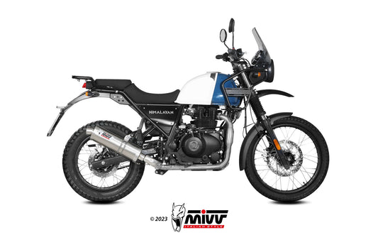 MIVV Oval Auspuff passend für ROYAL ENFIELD HIMALAYAN 2021-2023