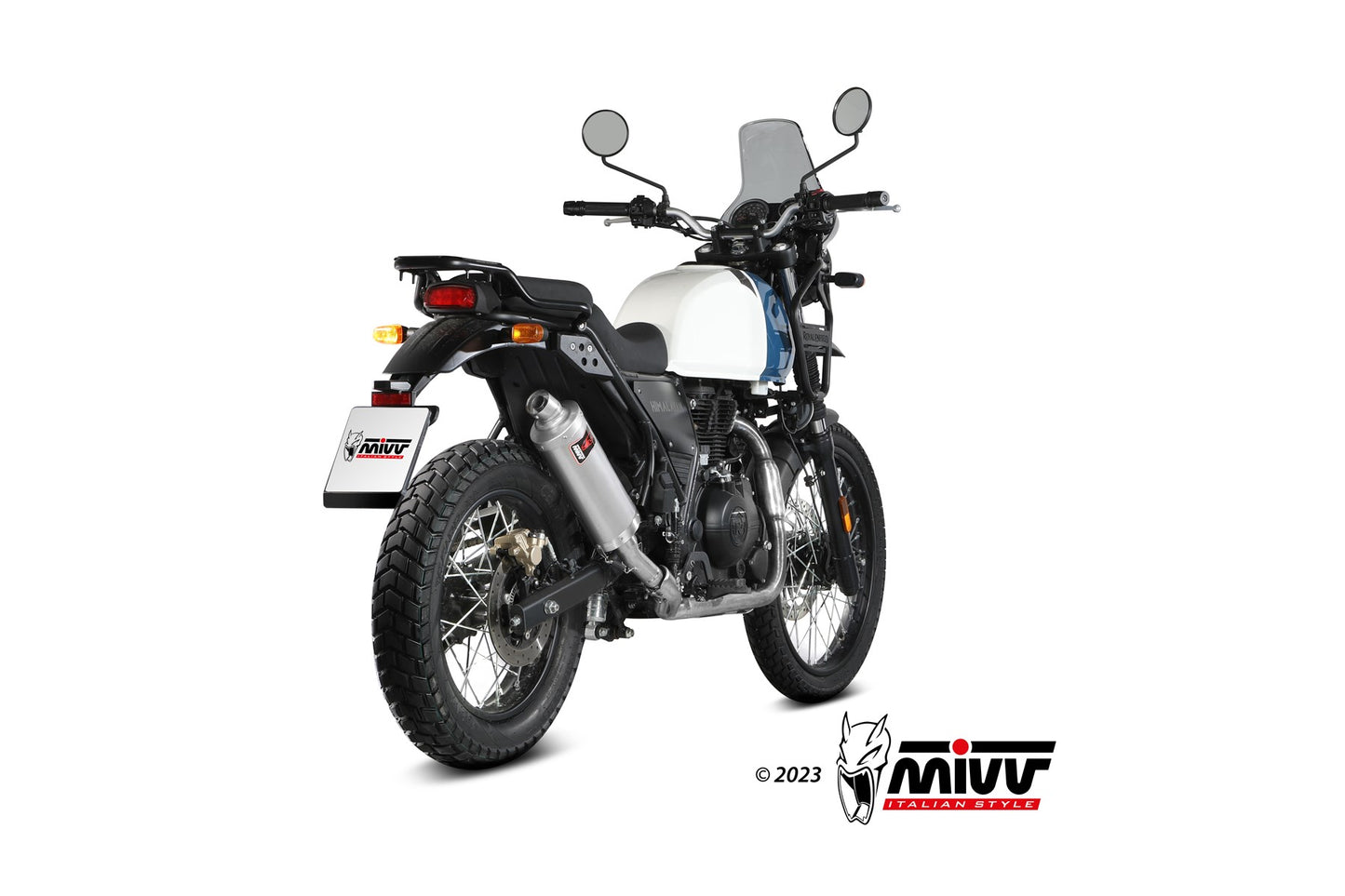 MIVV DAKAR Auspuff passend für ROYAL ENFIELD HIMALAYAN 411 2021-2023