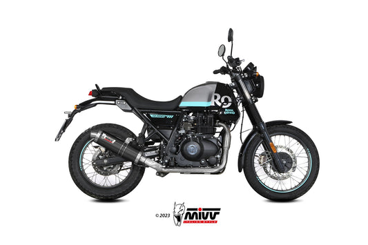 MIVV Oval Auspuff passend für ROYAL ENFIELD SCRAM 411 2022-2024