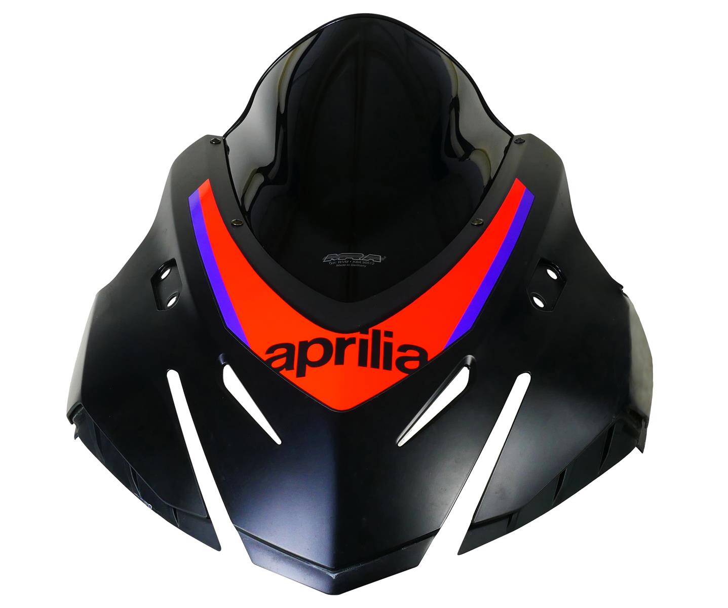 MRA Racingscheibe "R" schwarz passend für Aprilia RS 457 2024-