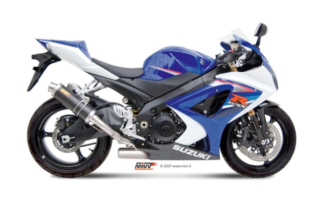 MIVV GP Auspuff Carbon passend für Suzuki GSX-R 1000 2007-2008