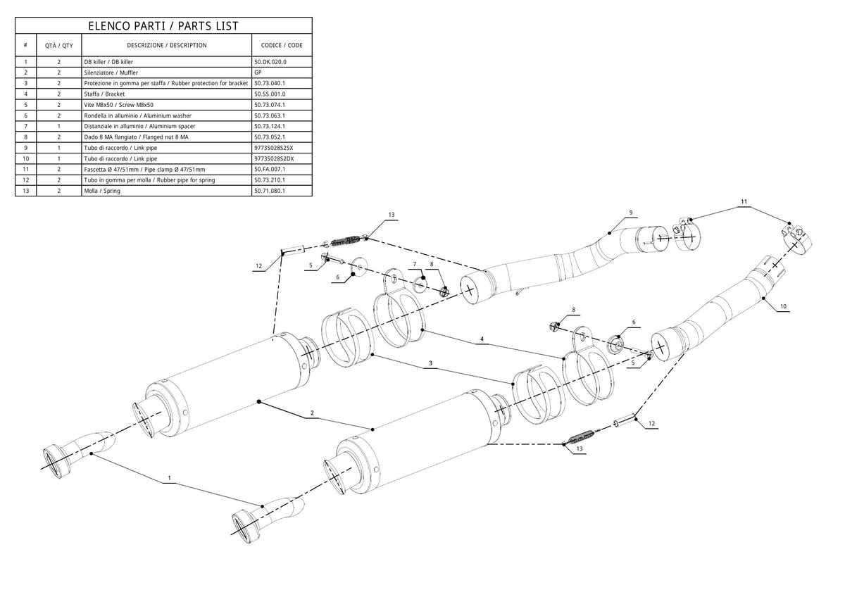 MIVV GP Auspuff Carbon passend für Suzuki GSX-R 1000 2007-2008