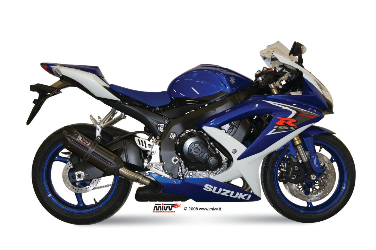 MIVV Suono Auspuff passend für Suzuki GSX-R 600 2008-2010 - GSX-R 750 2008-2010