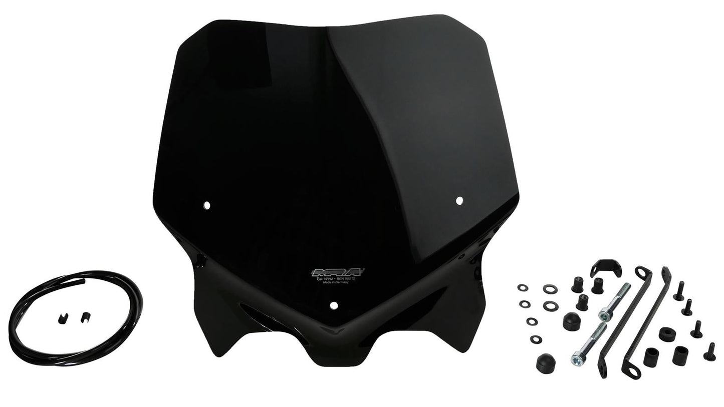 MRA Sportscheibe "NSPN" schwarz passend für BMW S 1000 R 2021-2024