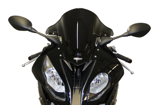 MRA Racingscheibe "R" schwarz passend für BMW S1000 RR /HP4 RACE 2015-2018