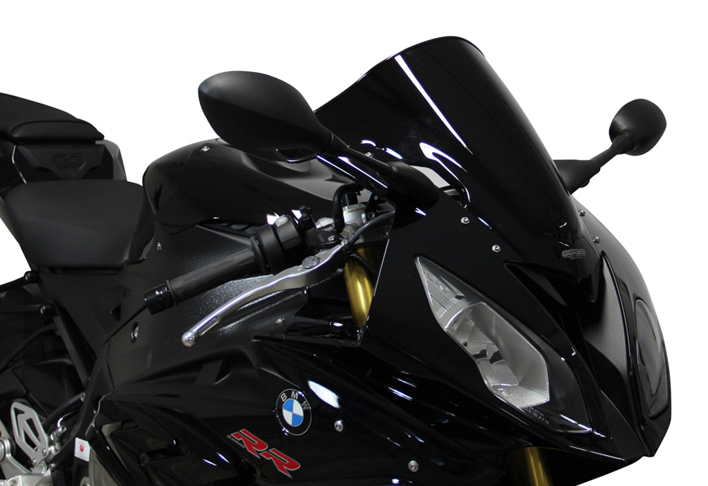 MRA Racingscheibe "R" schwarz passend für BMW S1000 RR /HP4 RACE 2015-2018