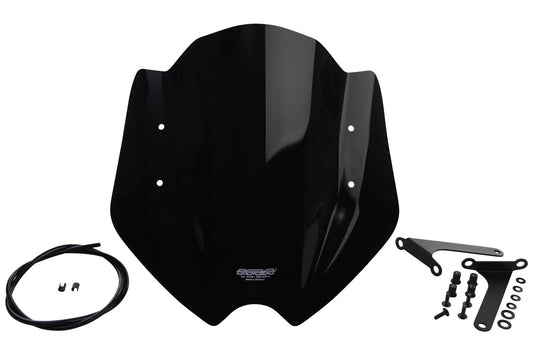 MRA Racingscheibe NR schwarz passend für Suzuki SFV 650 Gladius 2009-2015