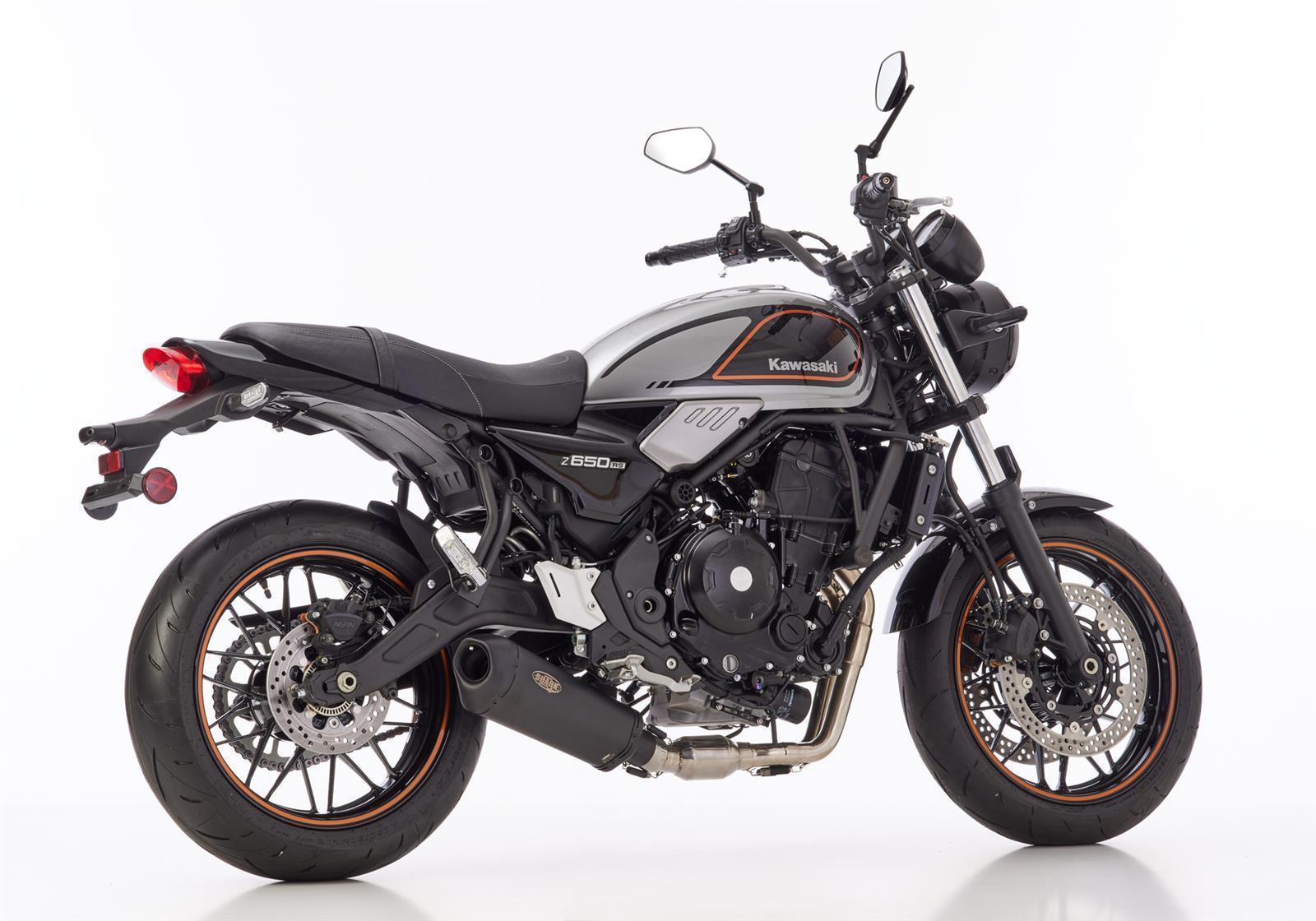 SHARK DSX-10 Auspuff Komplettanlage passend für Kawasaki Z650 RS 2024-2024 - Kama Bike Parts