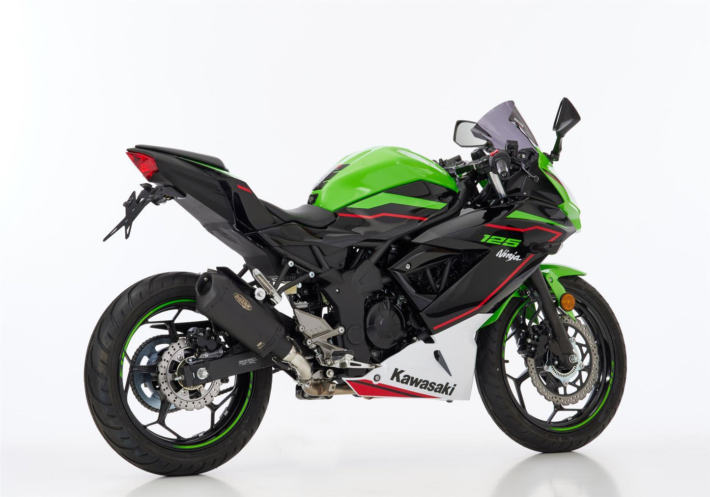SHARK DSX-10 Auspuff Super Short passend für Kawasaki Ninja 125 2019-2024 - Kama Bike Parts