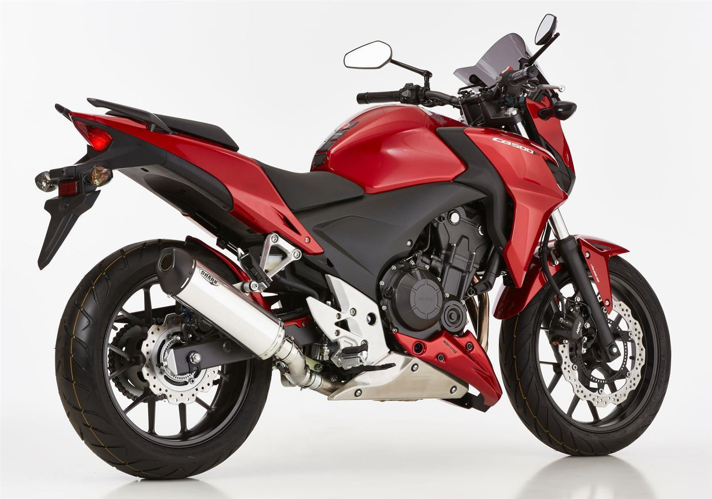 SHARK DSX-5 Auspuff passend für Honda CB500F 2013-2015 - Kama Bike Parts
