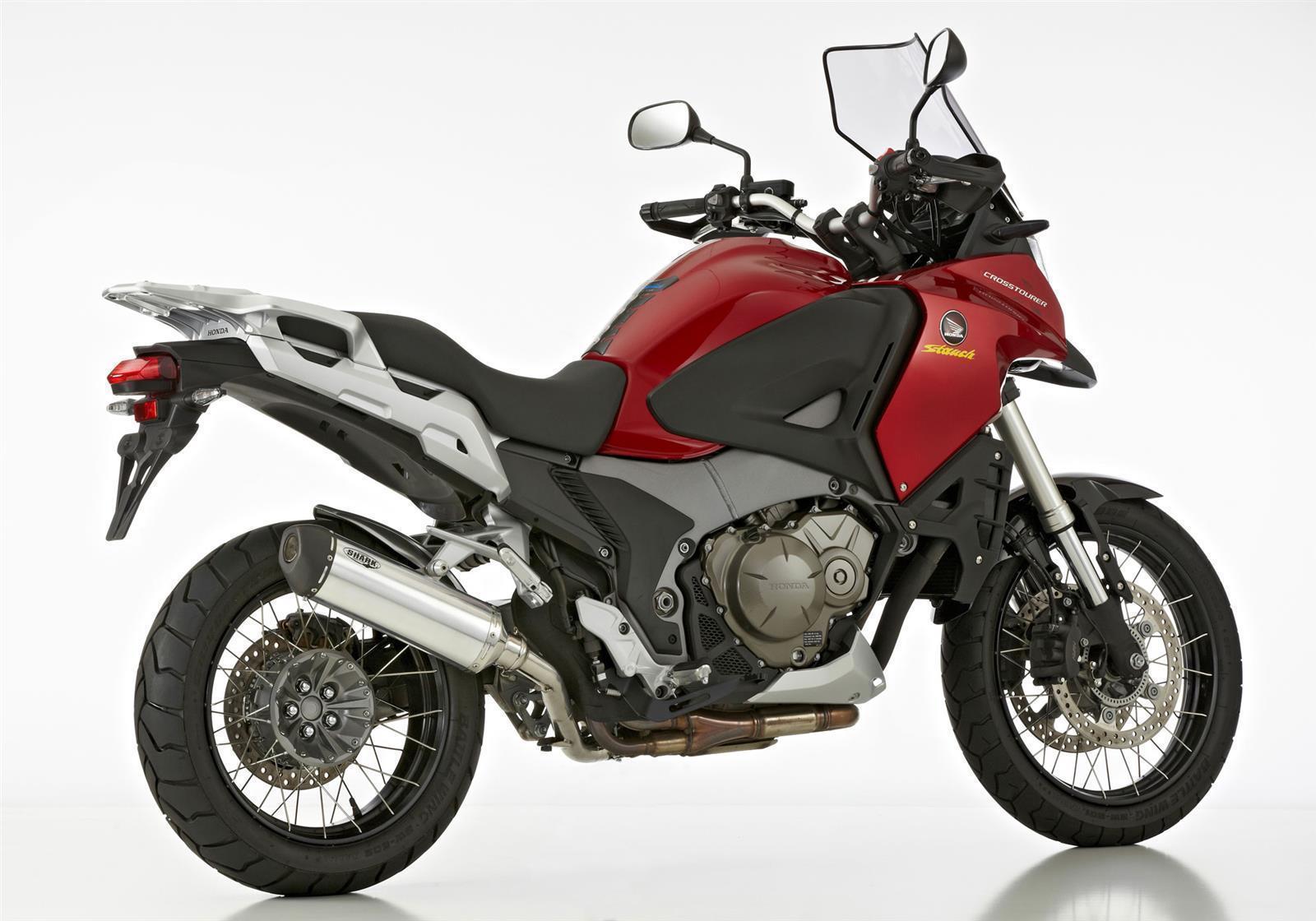 SHARK DSX-5 Auspuff passend für Honda VFR1200X Crosstourer 2012-2015 - Kama Bike Parts