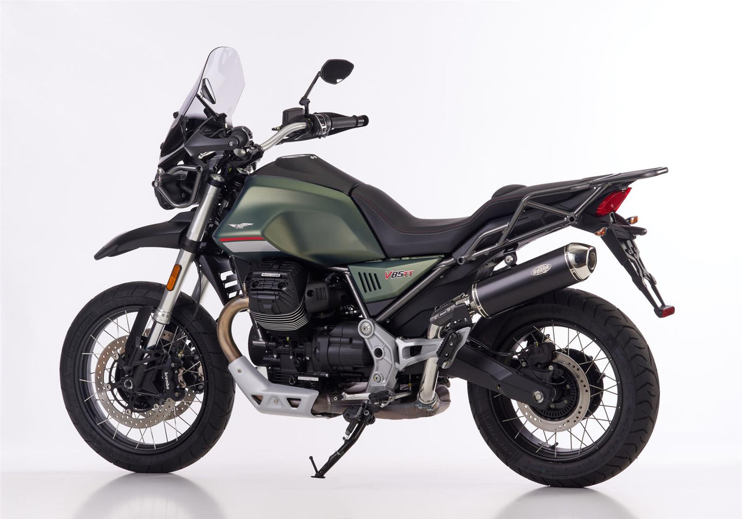 SHARK DSX-5 Auspuff passend für MOTO GUZZI V85 TT 2021-2024 - Kama Bike Parts