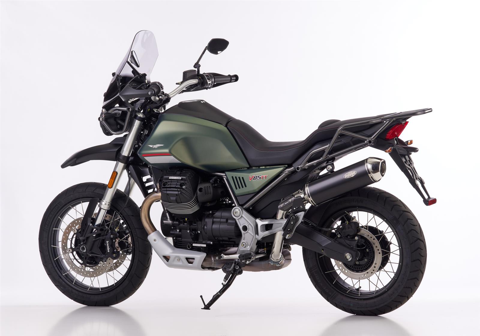 SHARK DSX-5 Auspuff passend für MOTO GUZZI V85 TT 2021-2024 - Kama Bike Parts