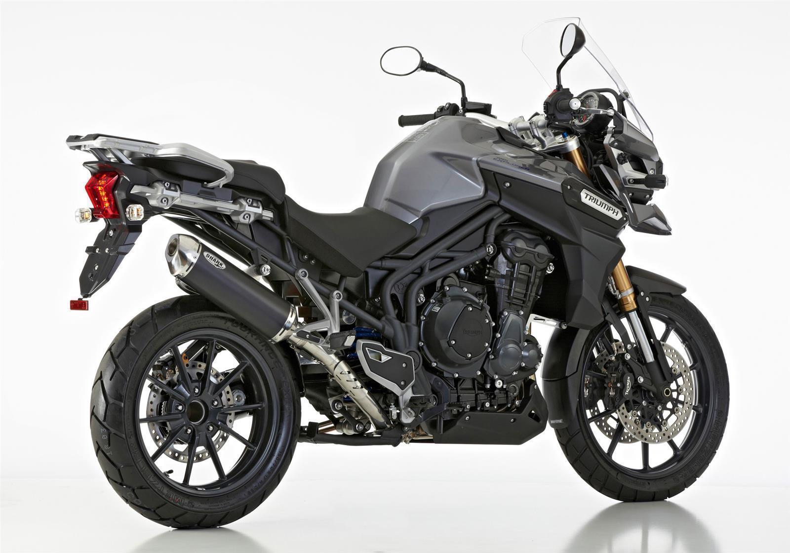 SHARK DSX-5 Auspuff Passend Triumph Tiger 1200 Explorer XC/a/x/XR/t/x 2016-2020 - Kama Bike Parts