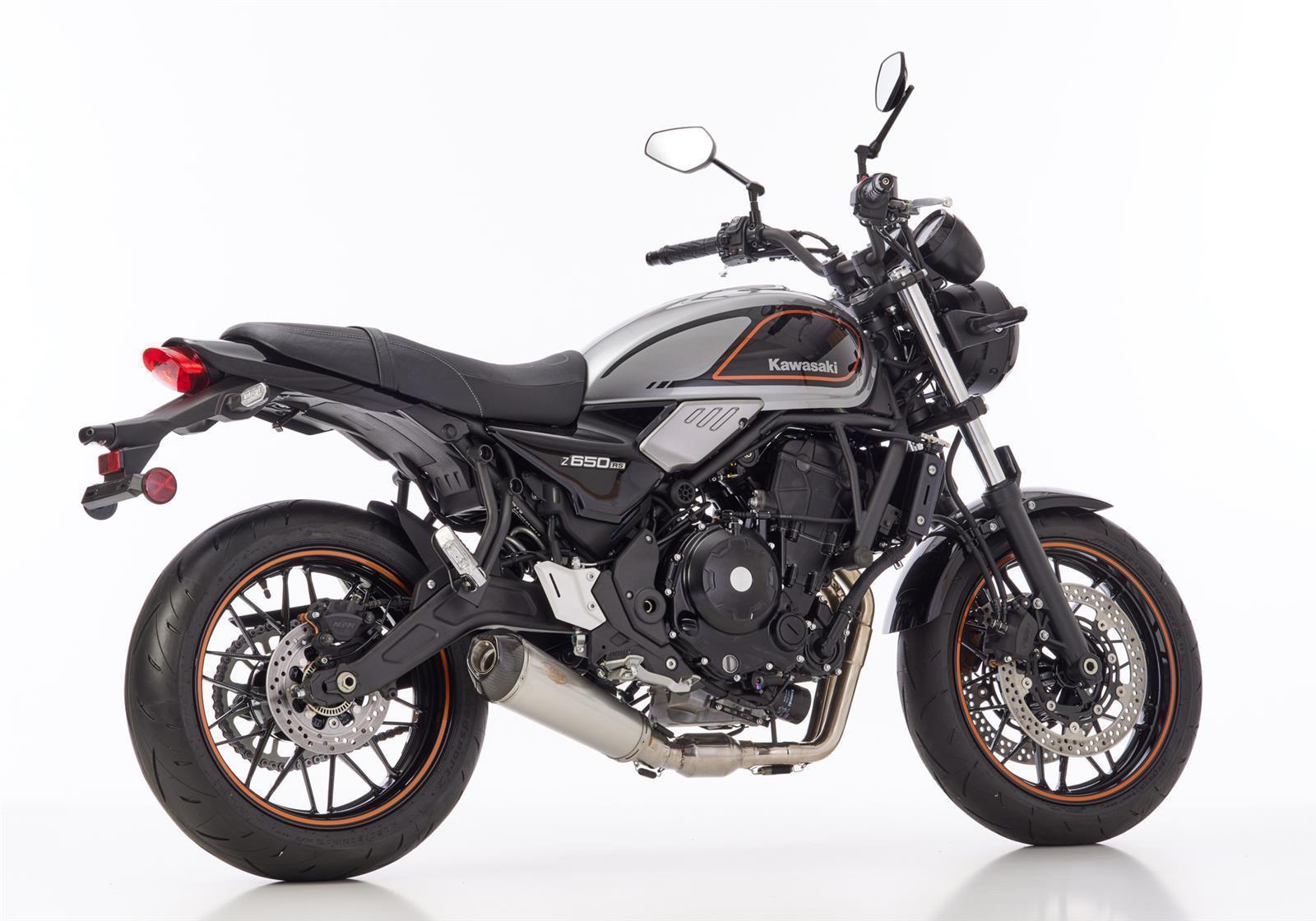SHARK DSX-7 Auspuff Komplettanlage passend für Kawasaki Z650 RS 2022-2023 - Kama Bike Parts