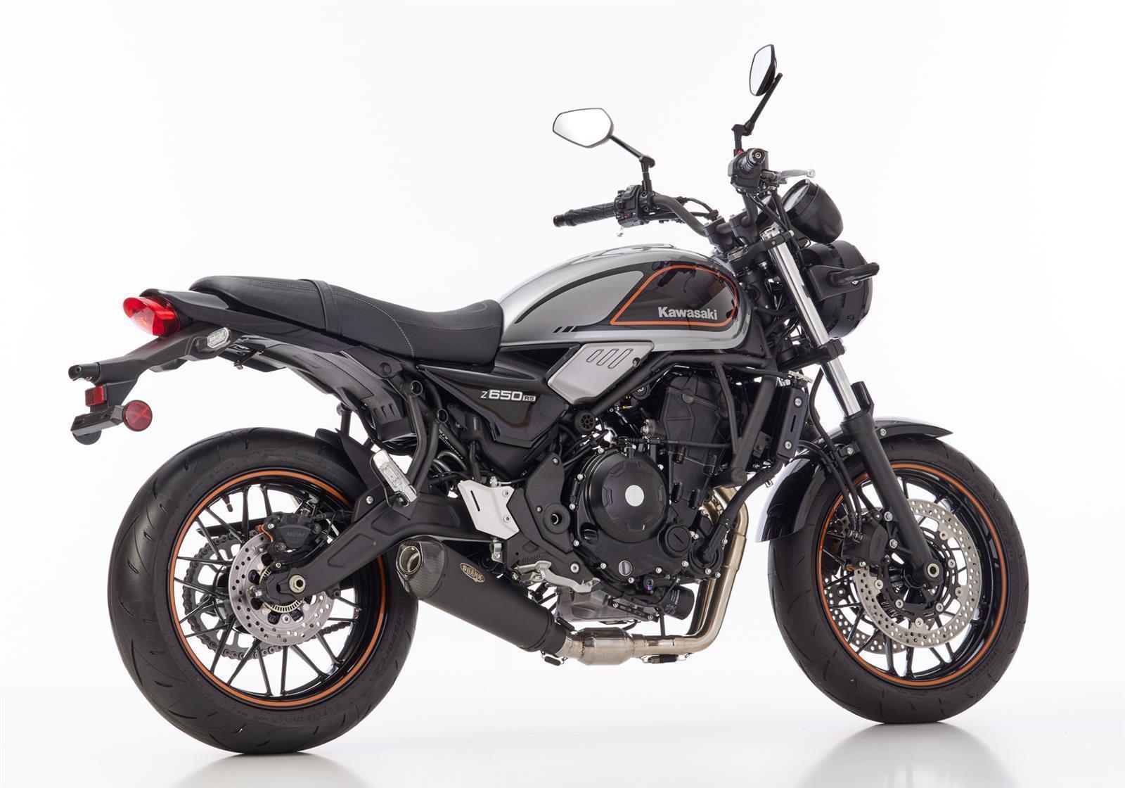 SHARK DSX-7 Auspuff Komplettanlage passend für Kawasaki Z650 RS 2022-2023 - Kama Bike Parts