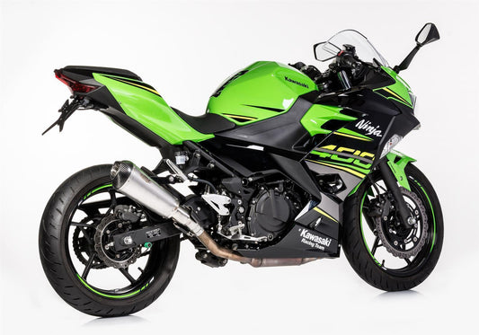 SHARK DSX-7 Auspuff Super Short passend für Kawasaki Ninja 400 2018-2021 - Kama Bike Parts