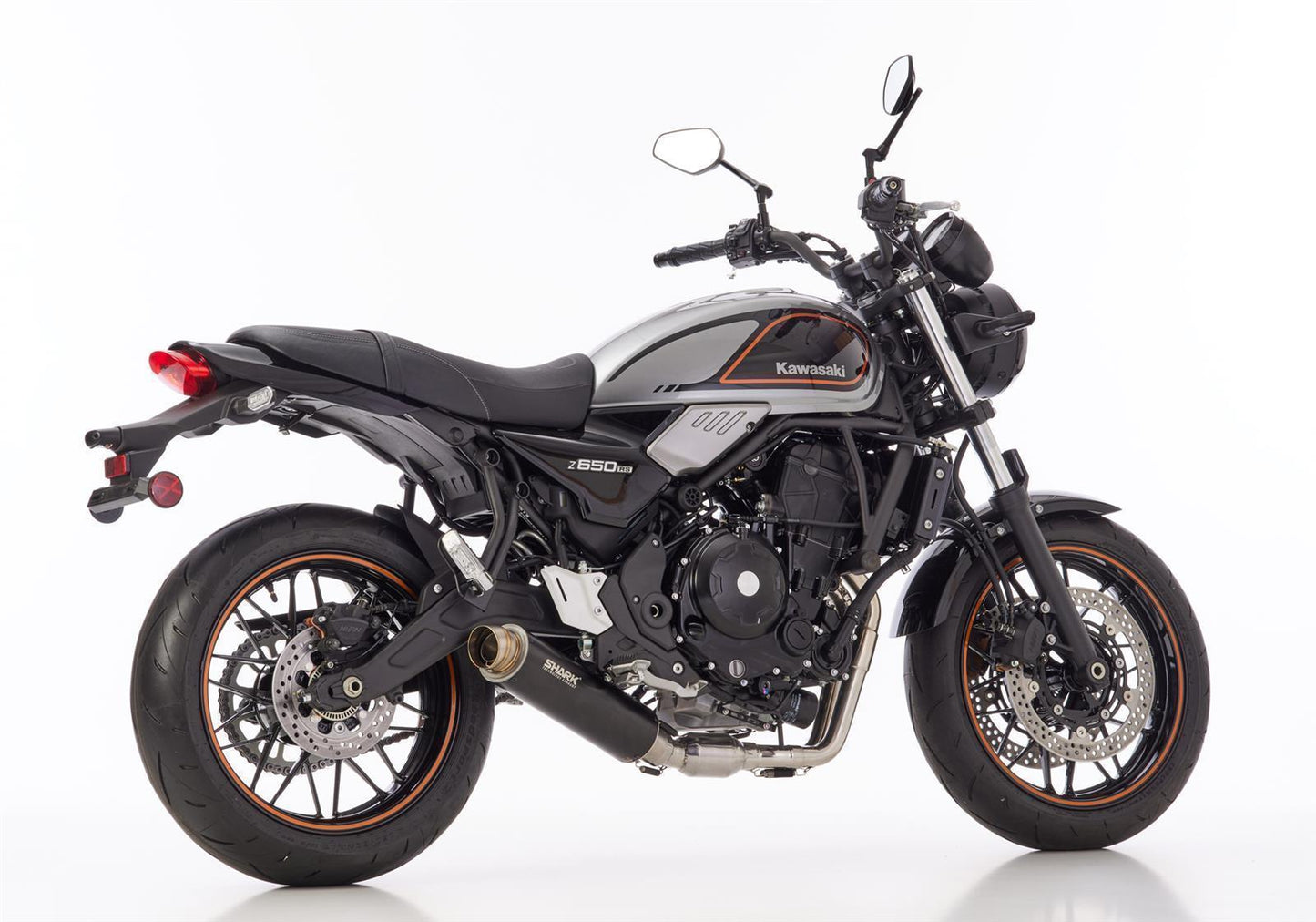 SHARK SRC 4 Auspuff Komplettanlage passend für Kawasaki Z650 RS 2024-2024 - Kama Bike Parts