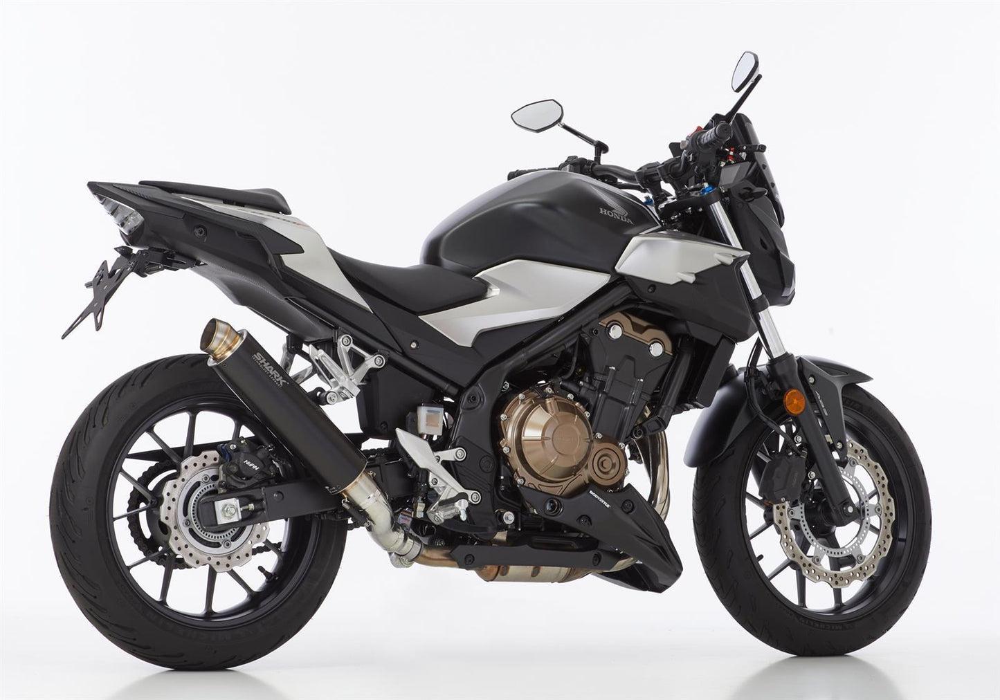 SHARK SRC 4 Auspuff passend für Honda NX500 2024-2024 - Kama Bike Parts
