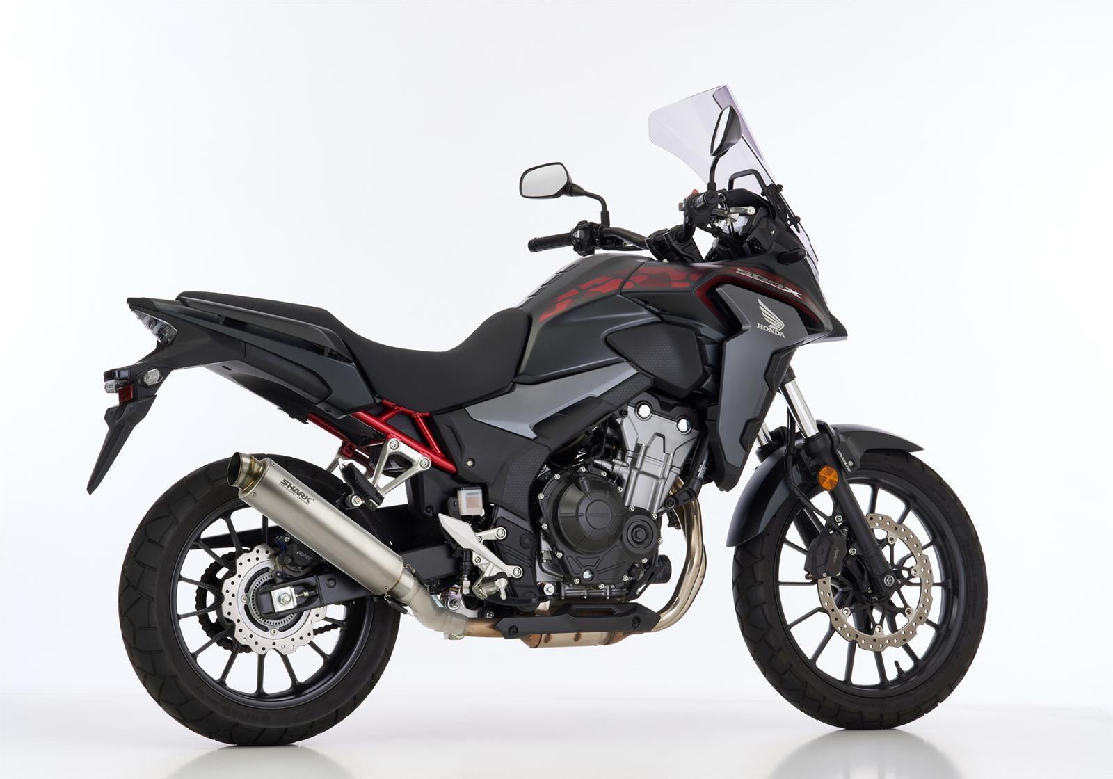 SHARK SRC 4 Auspuff passend für Honda NX500 2024-2024 - Kama Bike Parts